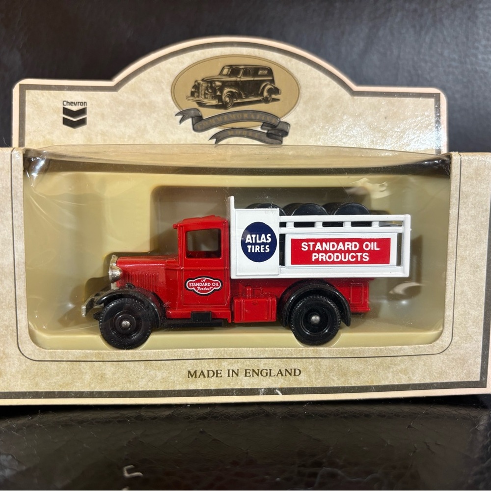 Red Chevron Diecast Model Truck